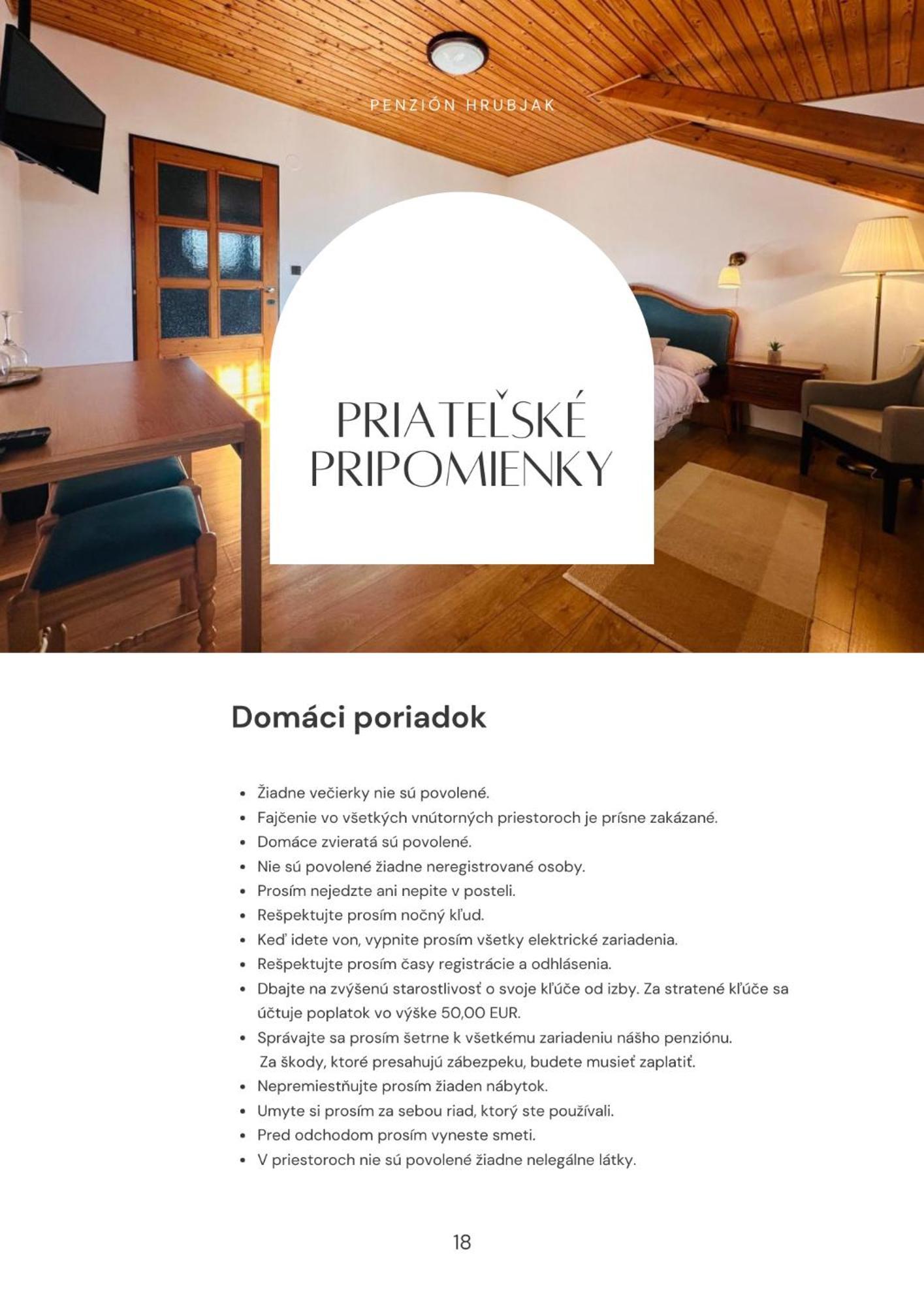 Penzion Hrubjak Oravská Polhora Eksteriør billede