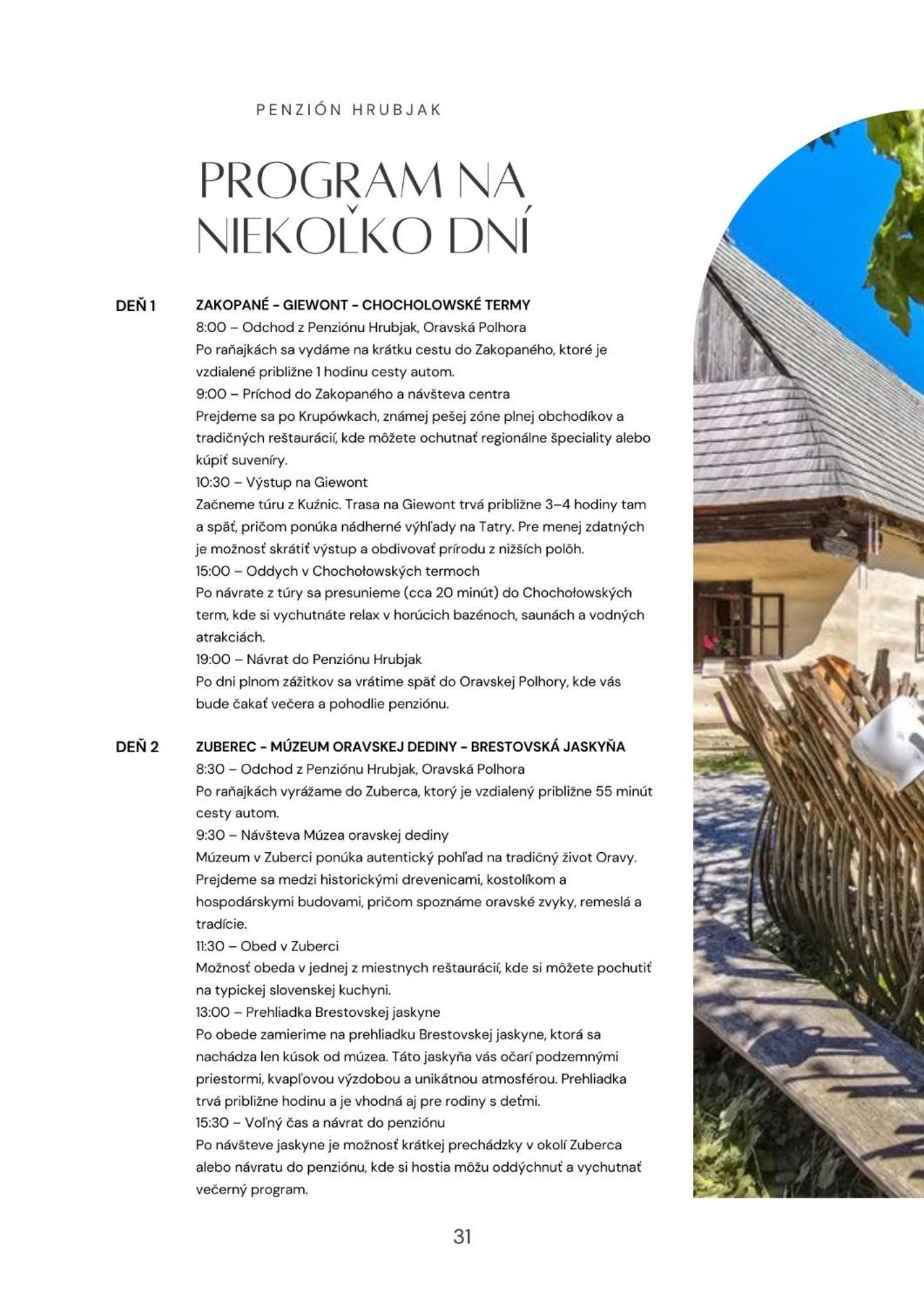 Penzion Hrubjak Oravská Polhora Eksteriør billede